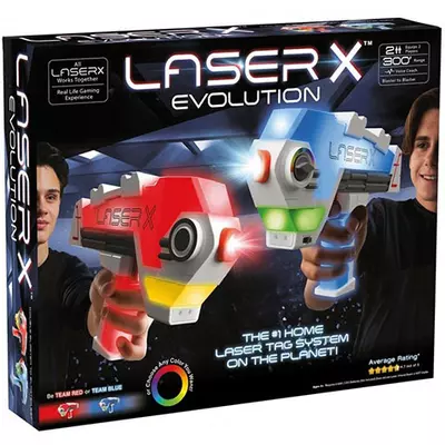 Laser-X Evolution játék lézerfegyver dupla szett