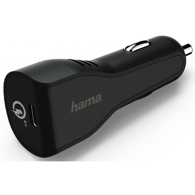 Hama autós töltő USB Type - C, Qualcomm QC 4.0+ / PD (178274)
