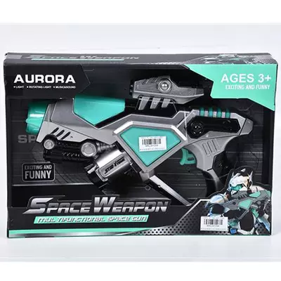 Aurora játék űrfegyver fény és hang effektekkel