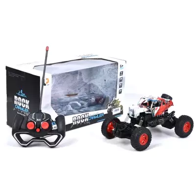 RC Távirányítós Crawler piros-fehér terepjáró autó 1/18 2.4GHz