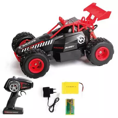 RC 2,4GHz Racing Buggy távirányítós autó 1/20-as méretarány piros színben