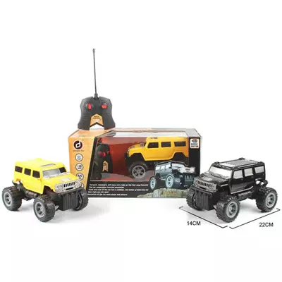 RC Off-Road távirányítós Hummer fénnyel 27 MHz 1/16 kétféle változatban