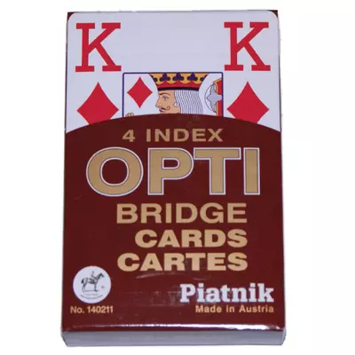 Römikártya 4 Indexes Opti Bridzs - Piatnik