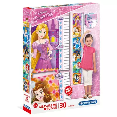 Disney hercegnők fali mérce 30 db-os puzzle - Clementoni