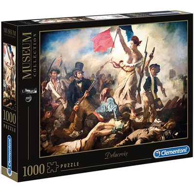 Eug?ne Delacroix A Szabadság vezeti a népet Múzeum puzzle 1000db-os - Clementoni