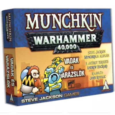 Munchkin Warhammer 40.000 Vadak és Varázslók társasjáték kiegészítő