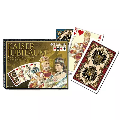 Luxus römi kártya - Kaiser Jubiläum 2x55 lap - Piatnik