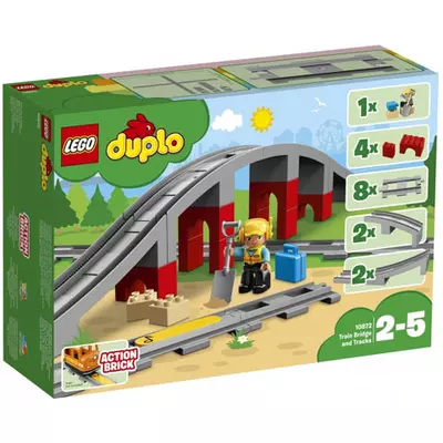 LEGO® DUPLO Vasúti híd és sínek (10872)