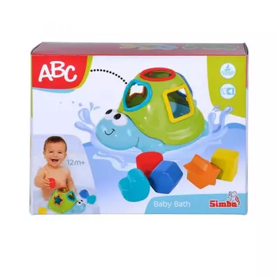ABC úszó teknősbéka formaválogatós kockákkal - Simba Toys