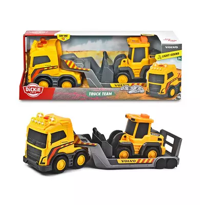 Volvo Truck Team játékszett fénnyel és hanggal - Dickie Toys