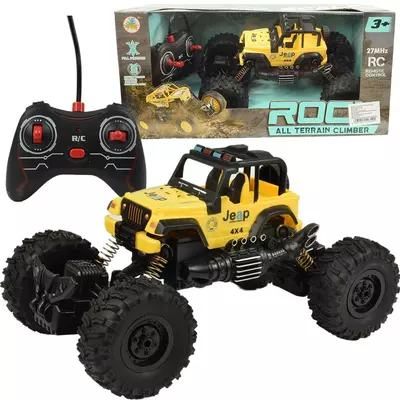 RC Távirányítós Wrangler Crawler hegymászó terepjáró autó 1/18-as méretarány 27MHz 22cm