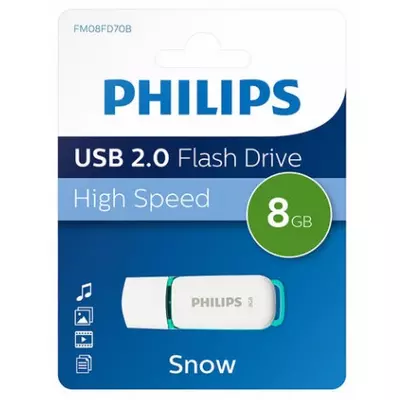 Philips Snow Pendrive 8 GB Flash Drive USB 2.0