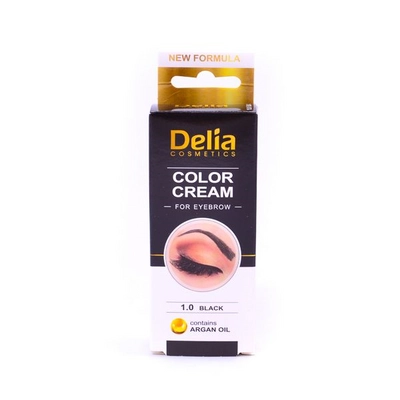 Delia szemöldök & szempilla festék krém 15ml - fekete