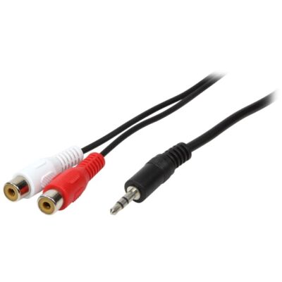 LogiLink Sztereo Audio átalakító kábel, 0.2 m