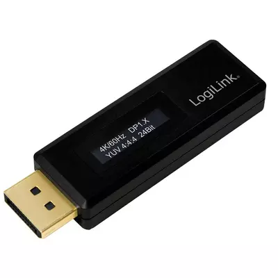 LogiLink DisplayPort teszter EDID információkhoz hosszabbító kábellel