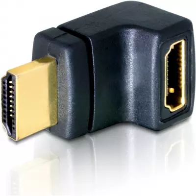 Delock Adapter HDMI male > HDMI female 90° fel