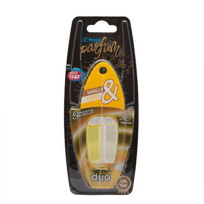 Paloma duó autó illatosító parfüm fiolás 2*2,5 ml - Vanilla&Cocco (P0780)