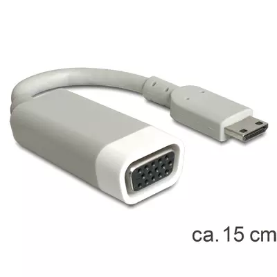 Delock HDMI-mini C apa > VGA anya adapter