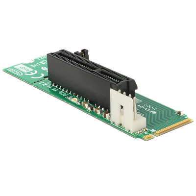 Delock Adapter, M.2 NGFF kulcs M dugó > PCI Express x4 nyílás