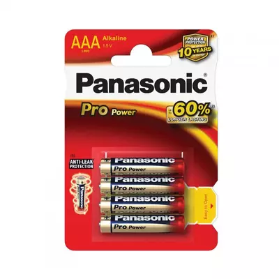 Panasonic elem mikro AAA pro-power lr03ppg/4bp