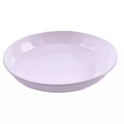 Műanyag mintás mély tányér 220x25mm