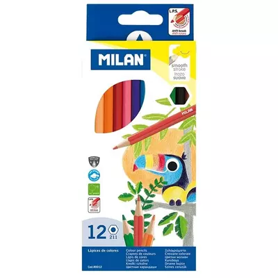 Milan 12 db-os színes ceruza készlet 80012