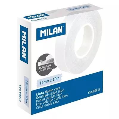 Milan kétoldalas ragasztószalag 15mmx10m