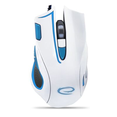 Esperanza MX401 Hawk USB Gamer egér, fehér-kék
