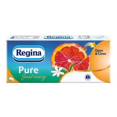 Regina papírzsebkendő narancs 90db 3rétegű