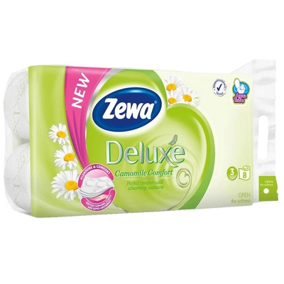 Zewa WC papír Camomile 8tekercs 3rétegű