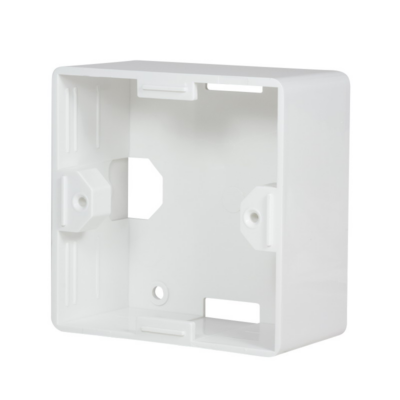 LogiLink Outlet Surface Mounting Box for Faceplates, pure white
