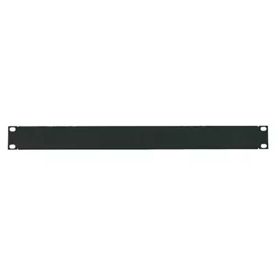 Logilink 19" Blank Panel, solid, 1U, black