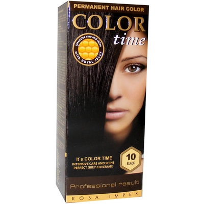 Color Time fekete hajfesték 10