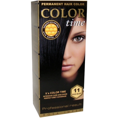 Color Time kékes fekete hajfesték 11