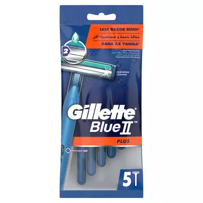 Gillette Blue II Plus eldobható borotva 5db