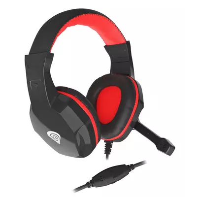 Genesis Argon 100 Mikrofonos gamer fejhallgató, fekete-piros