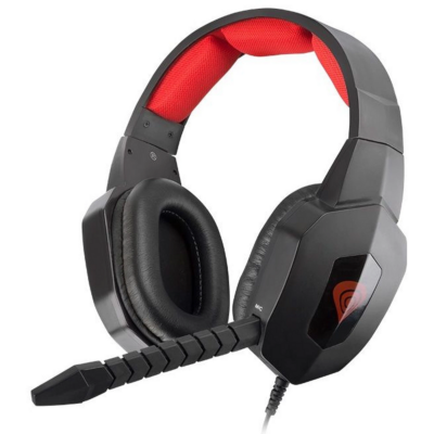 Genesis Argon 400 Gamer mikrofonos fejhallgató, fekete-piros