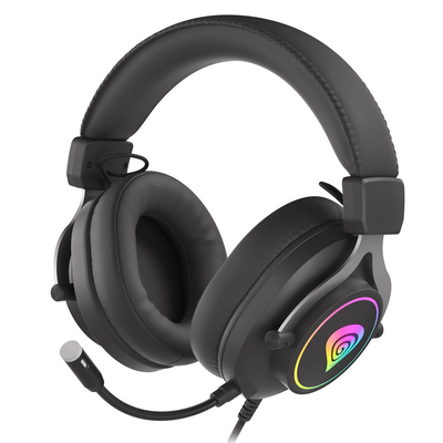 Genesis Neon 750 RGB Gamer fejhallgató, fekete