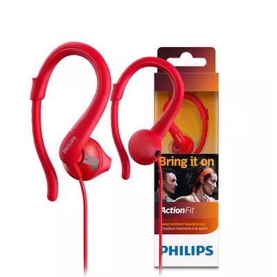 Philips SHQ1250 fülhallgató piros