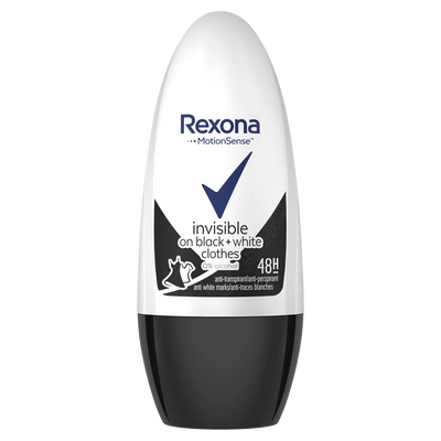 Rexona roll-on 50ml invisible on black+white golyós dezodor