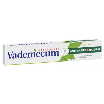 Vademecum anti caries & naturel fogkrém 75ml