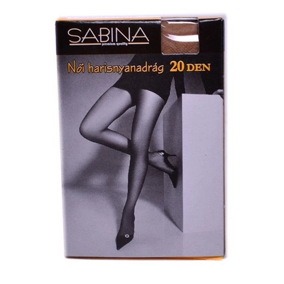 Sabina natural/beige női harisnyanadrág 20den 5