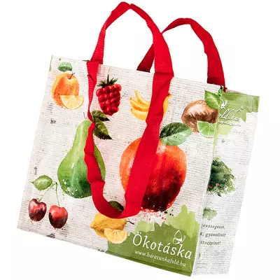 Gyümölcsös ökotáska bevásárló táska