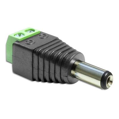 Delock Adapter DC 2.1 x 5.5 mm apa> Terminál blokk 2 érintkezővel