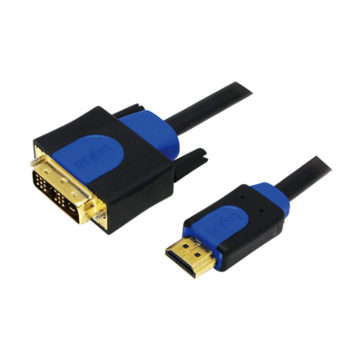 LogiLink HDMI - DVI kábel, 1m