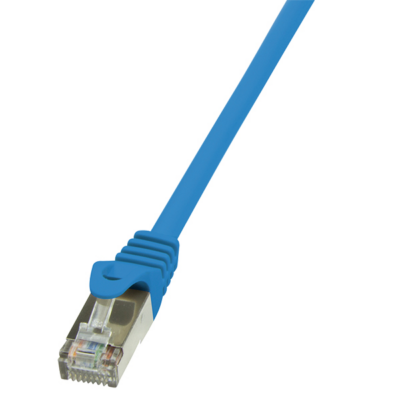 LogiLink CAT5e F/UTP Patch Cable AWG26 blue  0,25m