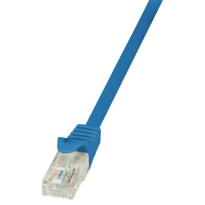 LogiLink CAT5e UTP Patch Kábel AWG26 kék, 0,5m