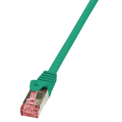 LogiLink CAT6 S/FTP Patch Cable PrimeLine AWG27 PIMF LSZH green 0,50m