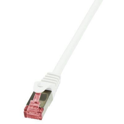 LogiLink CAT6 S/FTP Patch Cable PrimeLine AWG27 PIMF LSZH white 1,00m