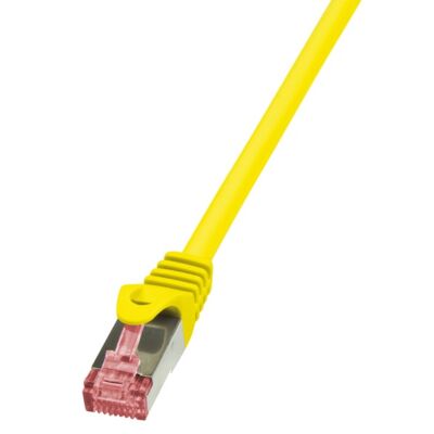 LogiLink CAT6 S/FTP Patch Cable PrimeLine AWG27 PIMF LSZH yellow 0,50m